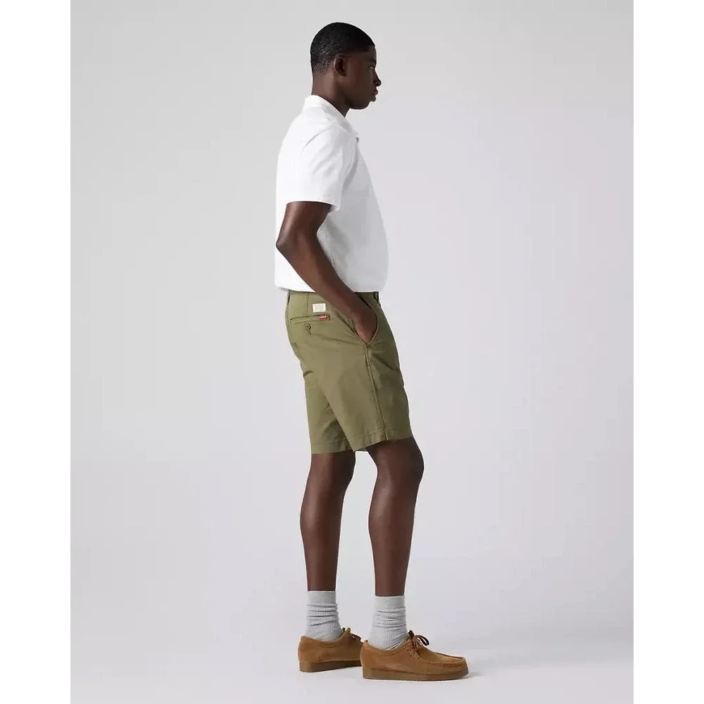 NEW Levis XX Chino Taper Mens Shorts 30 Bunker Olive Green Comfort 9